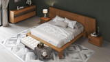 Erden Wood - Bed Frame - Queen - Ambiance Image~~