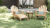 Adirondack Classic Footrest Teak - Ambiance Image~~