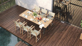 Gera Alu Dining Table 240 - Ambiance Image~~