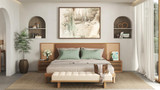 Elsa Superking Long Headboard - Ambiance Image~~