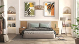 Lily King Long Headboard - Ambiance Image~~