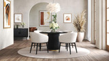 Morison Round Dining Table - Ambiance Image~~