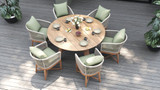Octa Round Dining Table 150 - Ambiance Image~~