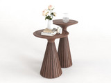 Pleat Tall Accent Table - Ambiance Image~~