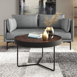 Rigby Round Coffee Table - Ambiance Image~~