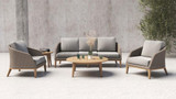 Piedra Round Coffee Table - Ambiance Image~~