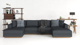 Oburr Side Corner Modular Sofa - Ambiance Image~~