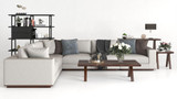 Oburr Side Corner Modular Sofa - Ambiance Image~~