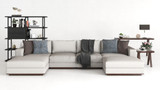 Oburr Side Corner Modular Sofa - Ambiance Image~~