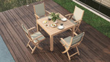 Rivera Folding Arm Chair - Ambiance Image~~