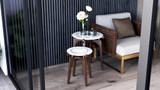 Trasso Accent Table Tall - Ambiance Image~~