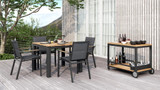 Planka Aluminium Dining Table 100 - Ambiance Image~~