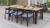 Planka Extension Table 230 SS Powder Coated - Ambiance Image~~
