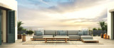 Raul Low Coffee Table Square Ceramic - Ambiance Image~~