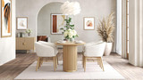Morison Recta Dining Table 180 - Ambiance Image~~