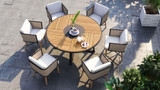 Jardin Round Dining Table 160 - Ambiance Image~~