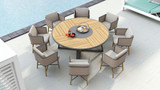 Jardin Round Dining Table 160 - Ambiance Image~~