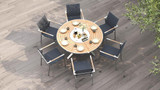Signature Round Dining Table - Ambiance Image~~