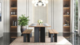 Stark Dining Bench - Ambiance Image~~