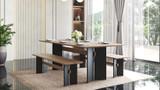 Stark Dining Bench - Ambiance Image~~