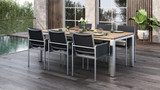 Planka Stainless Steel Dining Table 210 - Ambiance Image~~