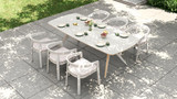 Vento Aluminium Dining Chair - Ambiance Image~~