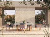 Sana Recta Dining Table 200 - Ambiance Image~~