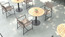 Colline Round Bistro Table - Ambiance Image~~