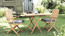 Picnic Folding Table Square 85 - Ambiance Image~~