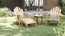 Adirondack Classic Footrest Teak - Ambiance Image~~