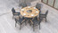 Octa Round Dining Table 150 Alu - Ambiance Image~~