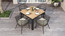 Planka Aluminium Dining Table 100 - Ambiance Image~~