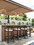 Vento Aluminium Bar Chair - Ambiance Image~~