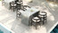 Vento Aluminium Counter Stool - Ambiance Image~~