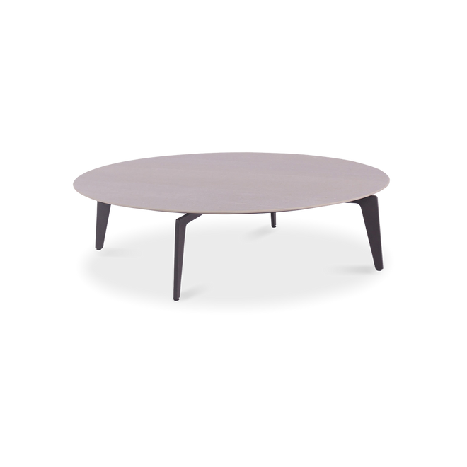 Dorus SS Coffee Table Round 120 -Ceramic Top~~