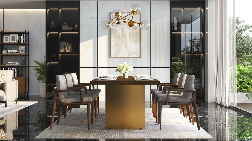Aysel Dining Table 240 - Ambiance Image~~ Aysel Dining Table 240 - Ambiance Image~~