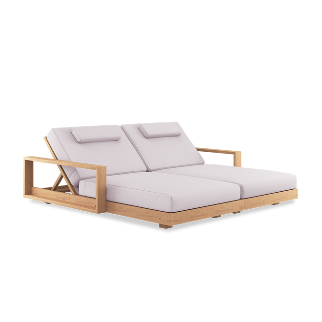 Brie Double Lounger with Arms~~
