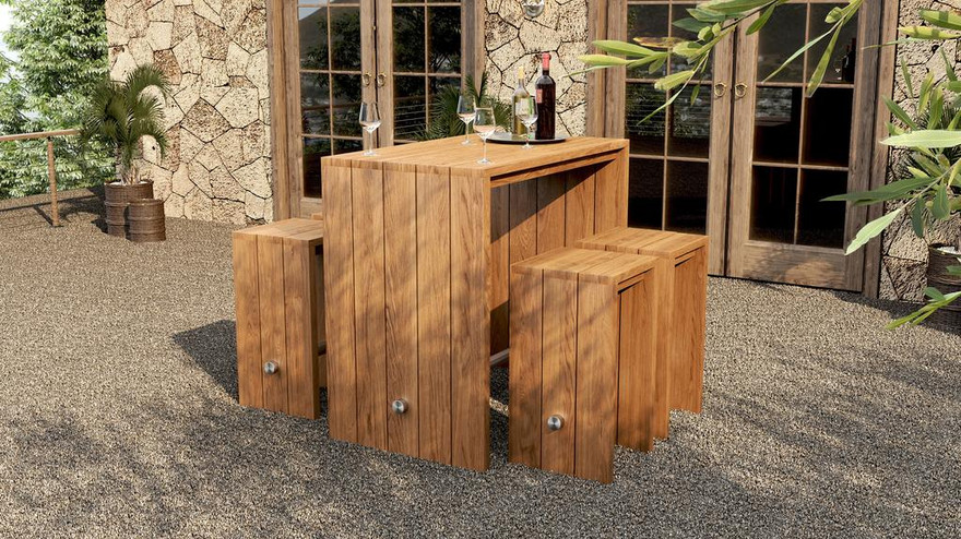 Clio Bar Table - Ambiance Image~~