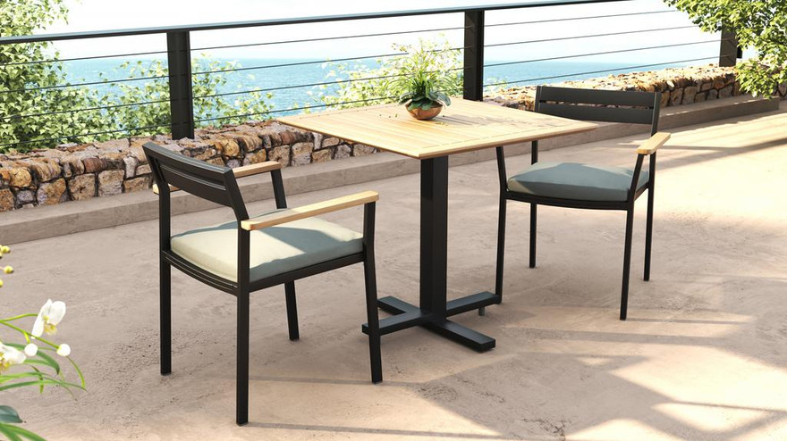 Fort Square Bistro Table - Ambiance Image~~