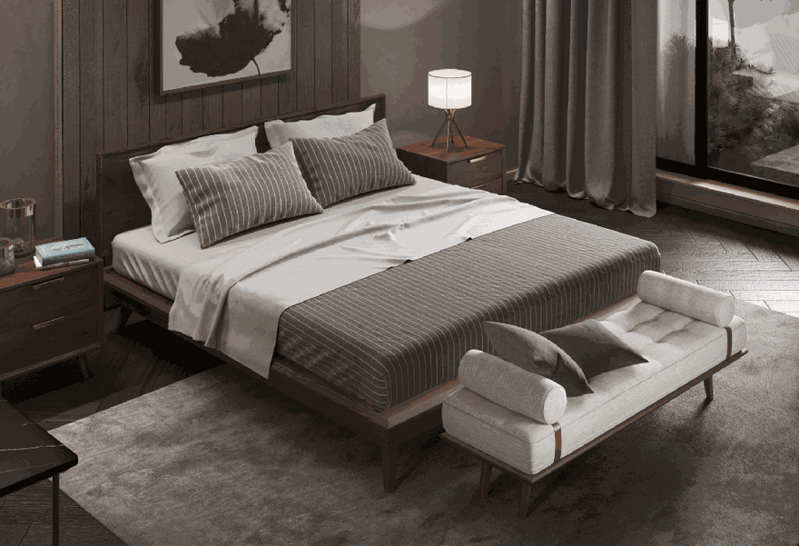 Cassia Bed Bench - Ambiance Image~~ Cassia Bed Bench - Ambiance Image~~