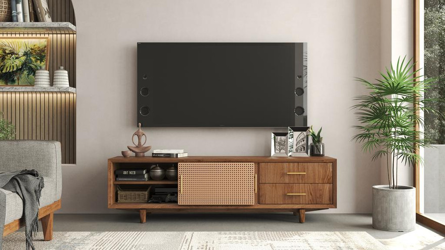 Dane Media Console Left Drawer - Ambiance Image~~