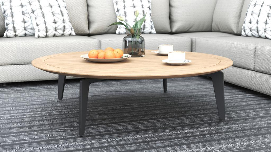 Dorus SS Coffee Table Round 120 - Ambiance Image~~