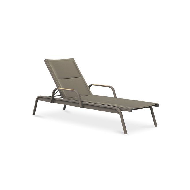 Gazelig Lounger With Arms Padded~~