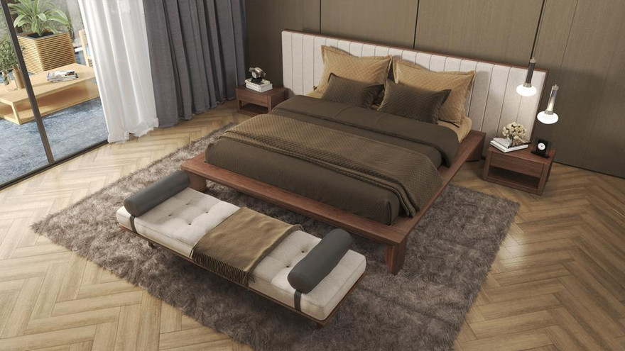 Erden Wood - Bed Frame - Super King - Ambiance Image~~