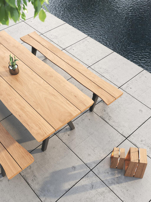 Gera Alu Dining Table 240 - Ambiance Image~~