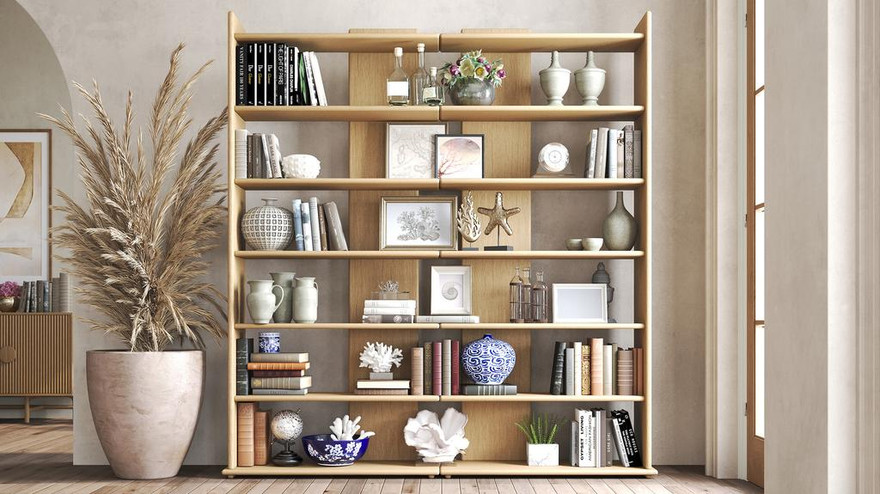 Ezra Bookshelf -Set - Ambiance Image~~ Ezra Bookshelf -Set - Ambiance Image~~