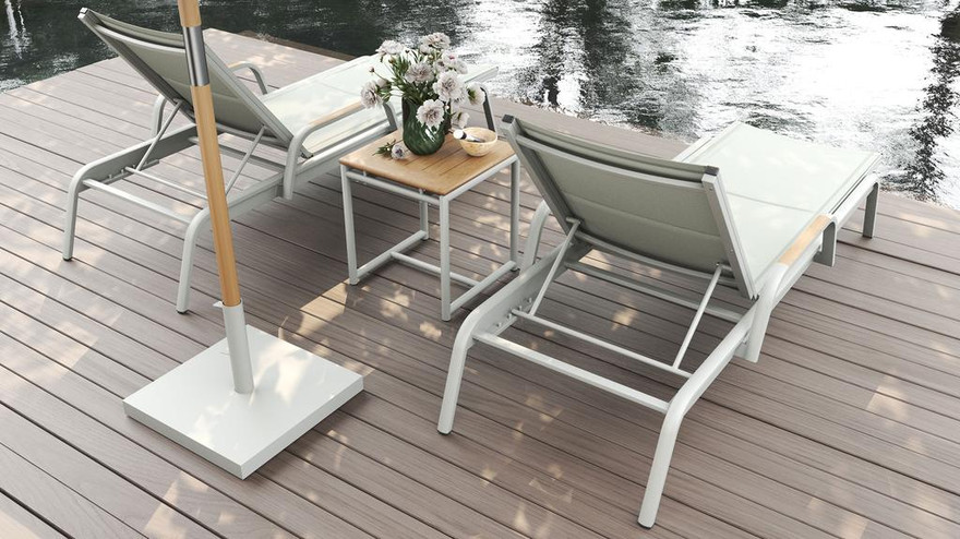 Gazelig Lounger No Arms Padded - Ambiance Image~~