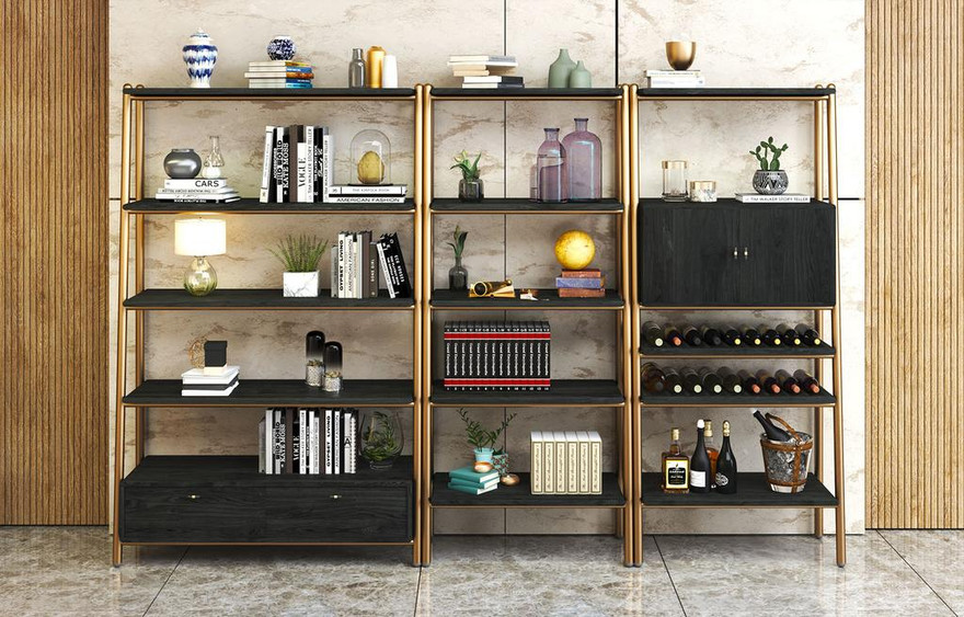 Moka Bookshelf Cabinet - Ambiance Image~~ Moka Bookshelf Cabinet - Ambiance Image~~