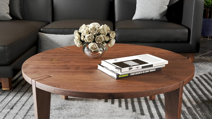 Nido Round Coffee Table - Ambiance Image~~
