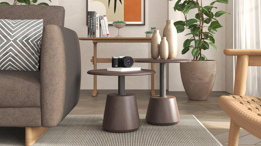 Magna Small Accent Table - Ambiance Image~~